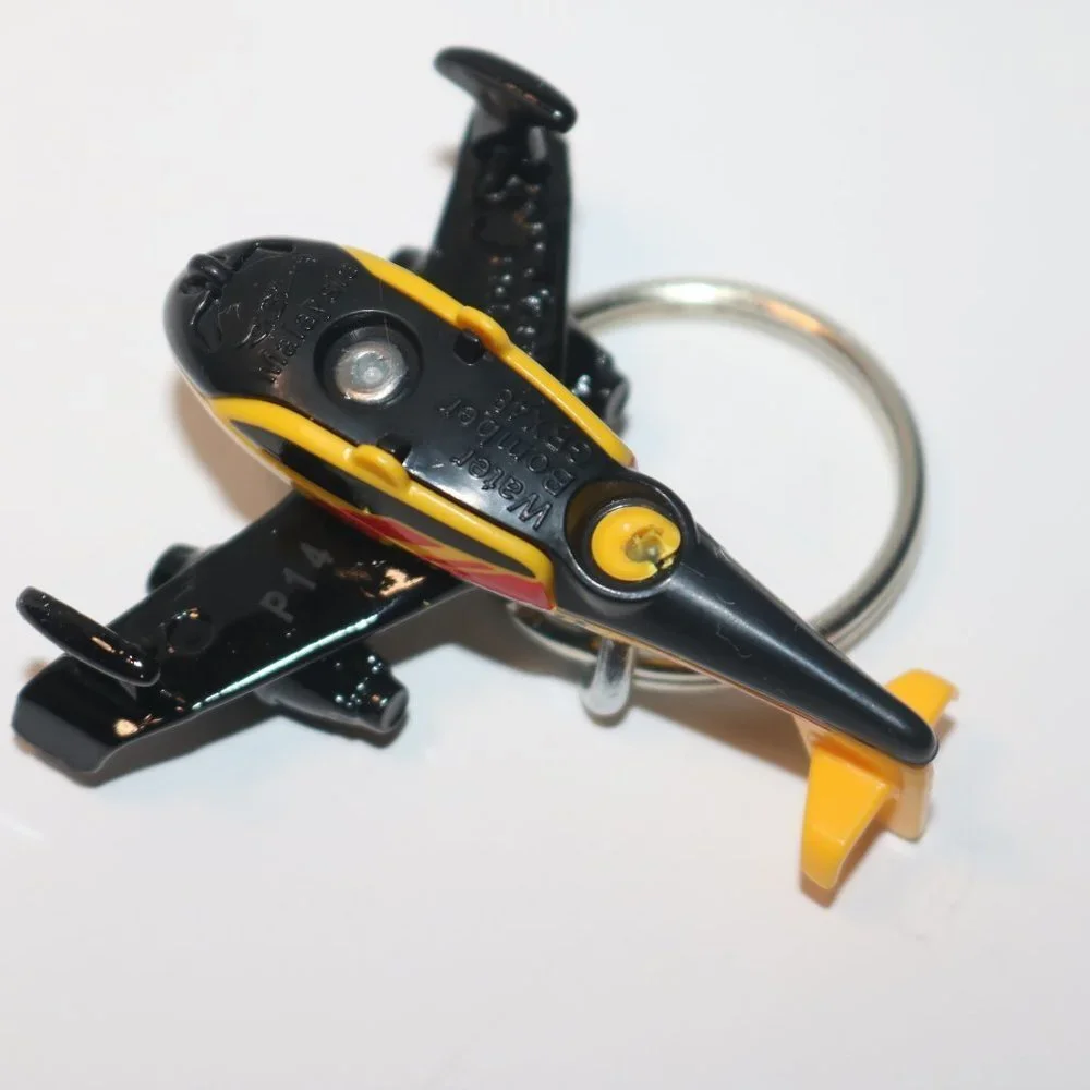 Hot Wheels Rescue Water Bomber plane CUSTOM keychain